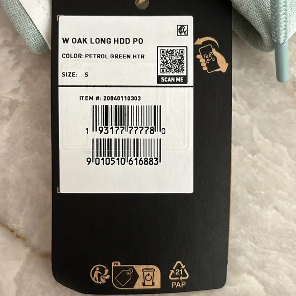 Burton Oak Fleece Green Pullover Sweatshirt (Long) Size Small - Picture 4 of 8